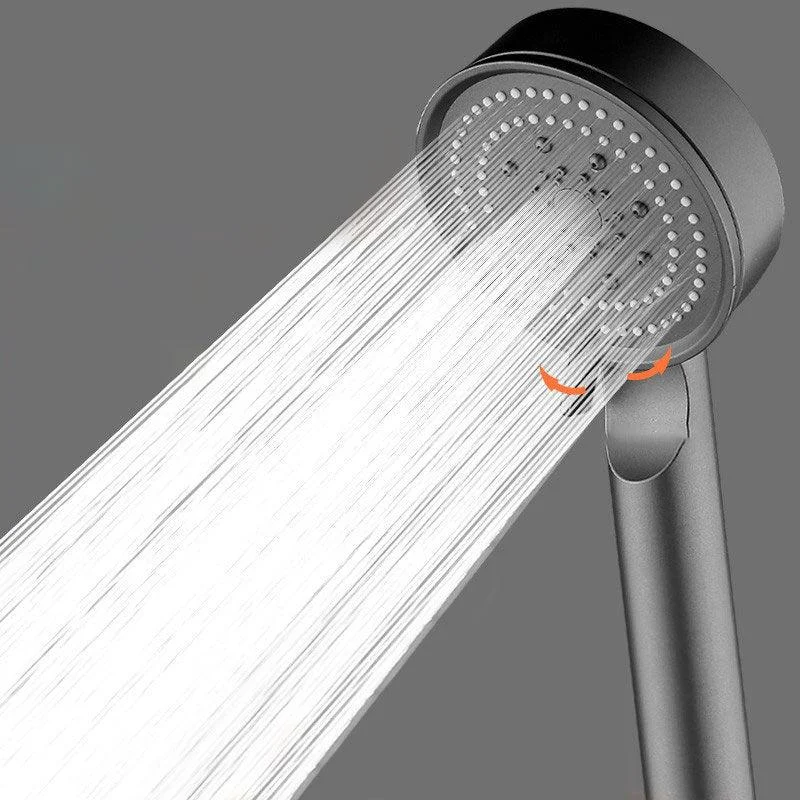 Contemporary Shower Head Combo Handheld Shower Head Plastic Wall-Mount Round Shower Combo -Bathlova