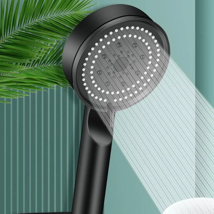 Contemporary Shower Head Combo Handheld Shower Head Plastic Wall-Mount Round Shower Combo -Bathlova