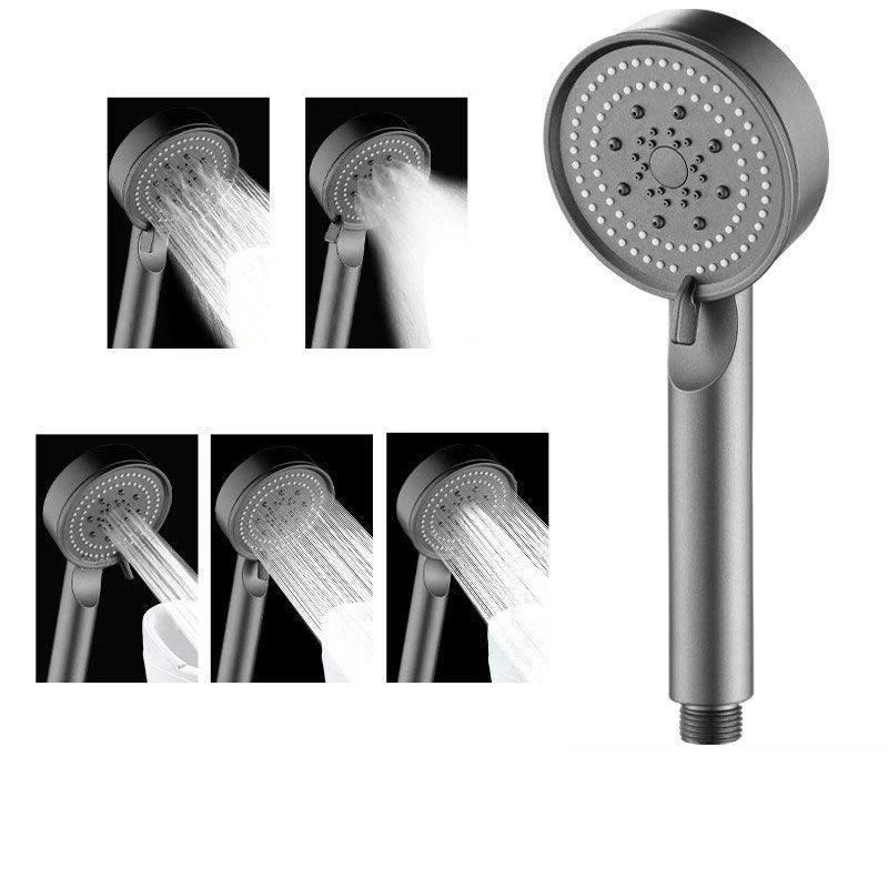 Contemporary Shower Head Combo Handheld Shower Head Plastic Wall-Mount Round Shower Combo -Bathlova