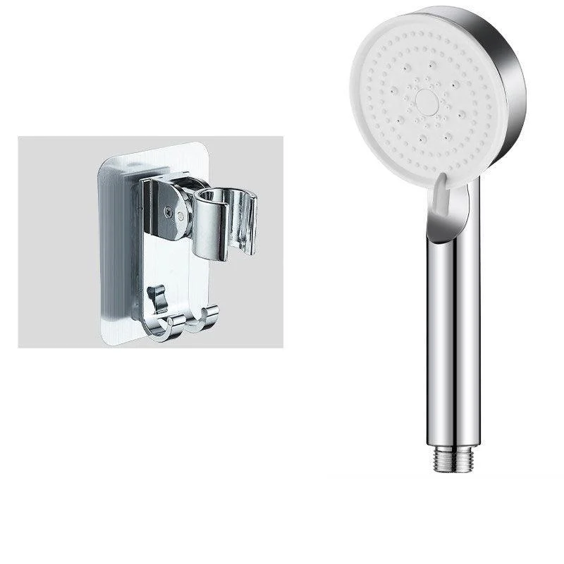 Contemporary Shower Head Combo Handheld Shower Head Plastic Wall-Mount Round Shower Combo -Bathlova