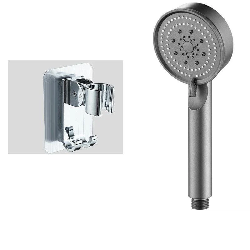 Contemporary Shower Head Combo Handheld Shower Head Plastic Wall-Mount Round Shower Combo -Bathlova