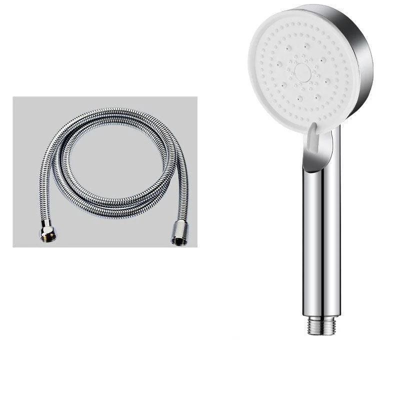 Contemporary Shower Head Combo Handheld Shower Head Plastic Wall-Mount Round Shower Combo -Bathlova