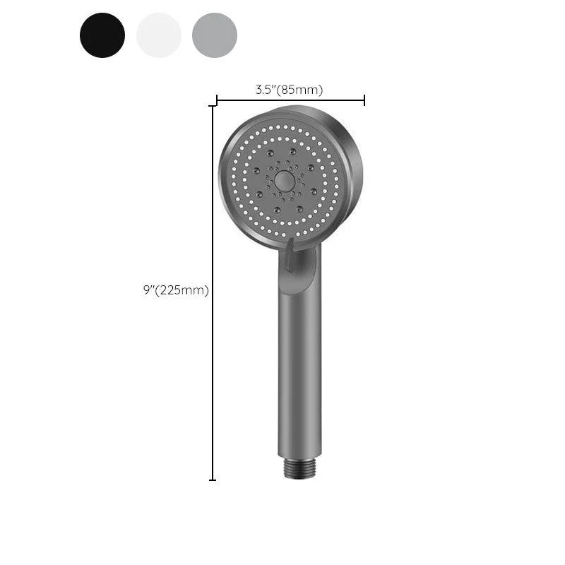 Contemporary Shower Head Combo Handheld Shower Head Plastic Wall-Mount Round Shower Combo -Bathlova