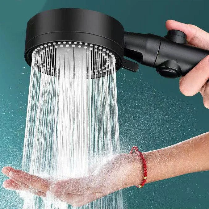 Contemporary Shower Head Combo Handheld Shower Head Plastic Wall-Mount Round Shower Head -Bathlova