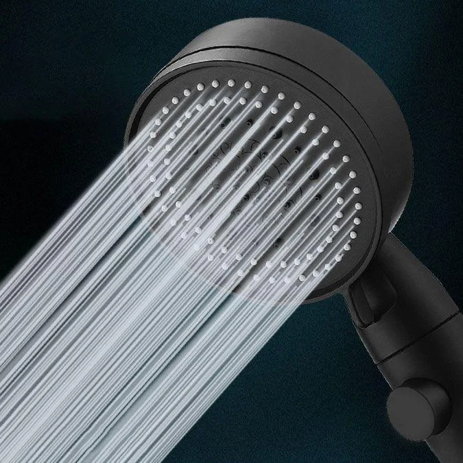 Contemporary Shower Head Combo Handheld Shower Head Plastic Wall-Mount Round Shower Head -Bathlova