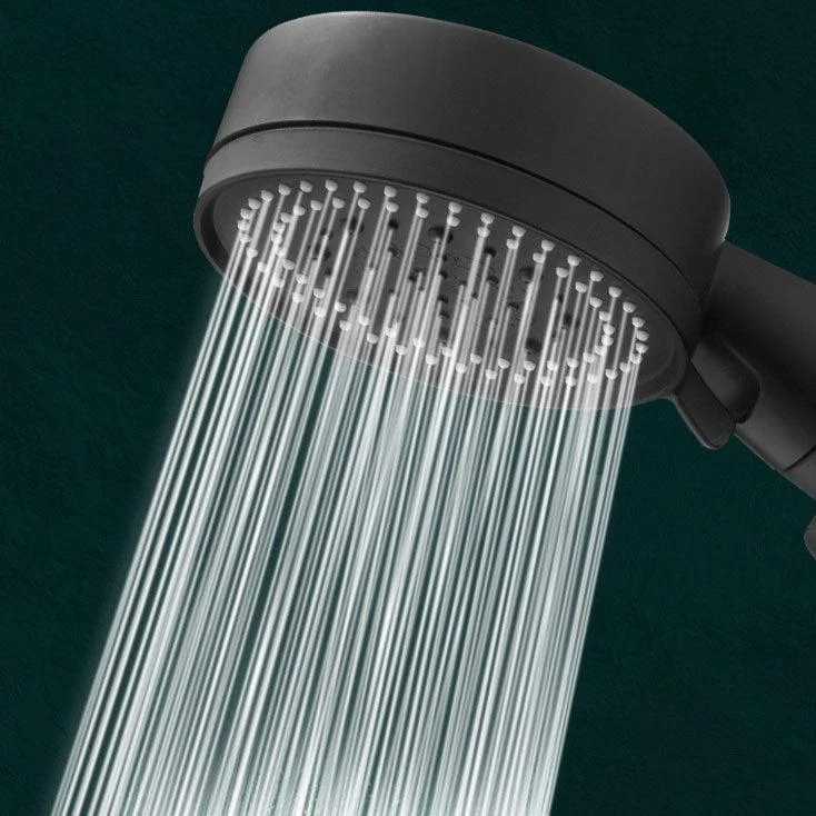 Contemporary Shower Head Combo Handheld Shower Head Plastic Wall-Mount Round Shower Head -Bathlova