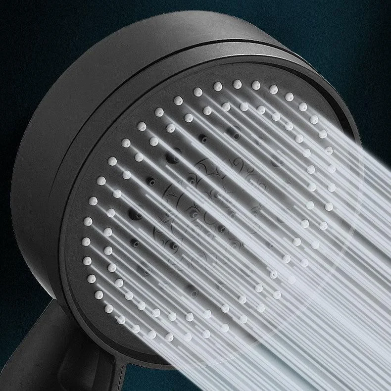 Contemporary Shower Head Combo Handheld Shower Head Plastic Wall-Mount Round Shower Head -Bathlova