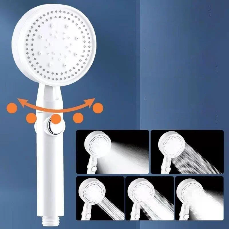 Contemporary Shower Head Combo Handheld Shower Head Plastic Wall-Mount Shower Combo -Bathlova