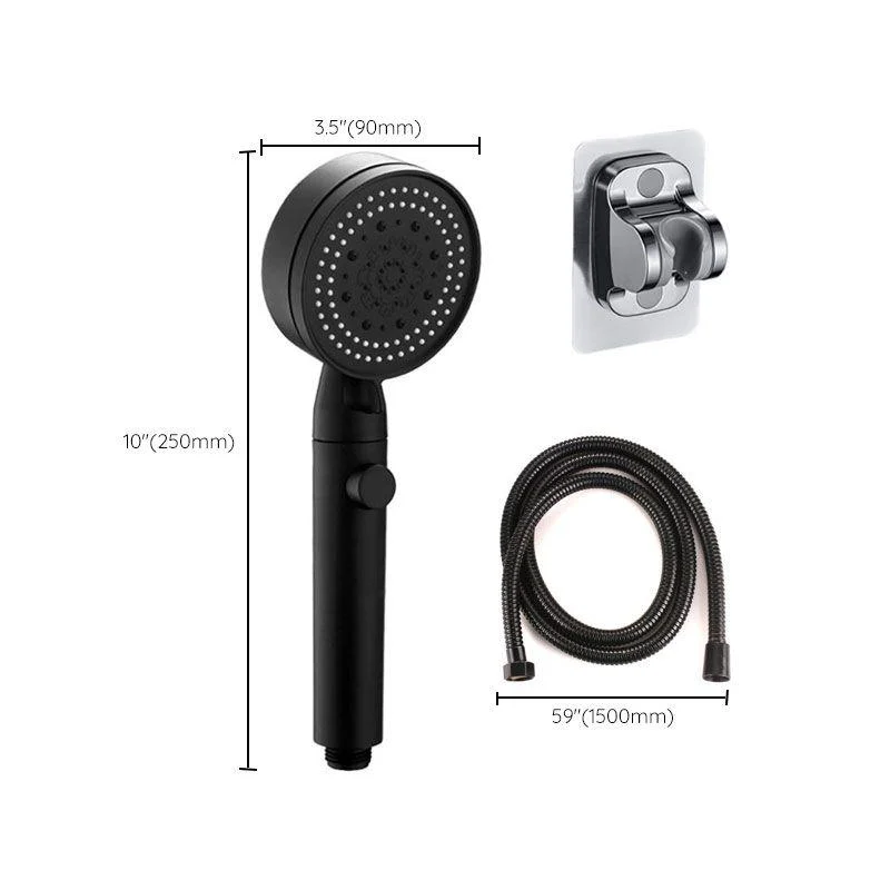 Contemporary Shower Head Combo Handheld Shower Head Plastic Wall-Mount Shower Head -Bathlova