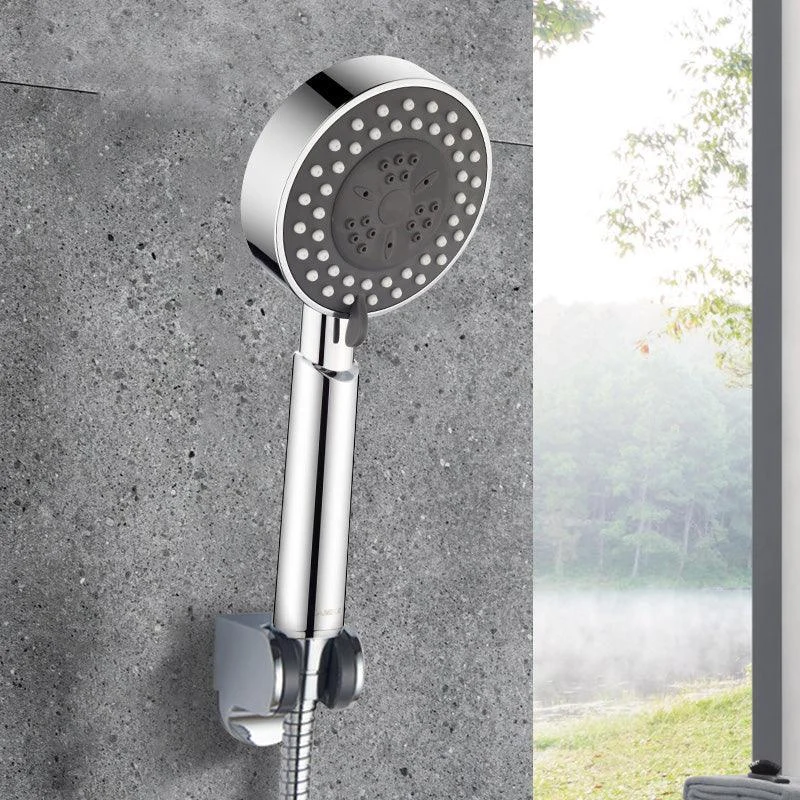 Contemporary Shower Head Combo Metal Round Handheld Shower Head -Bathlova