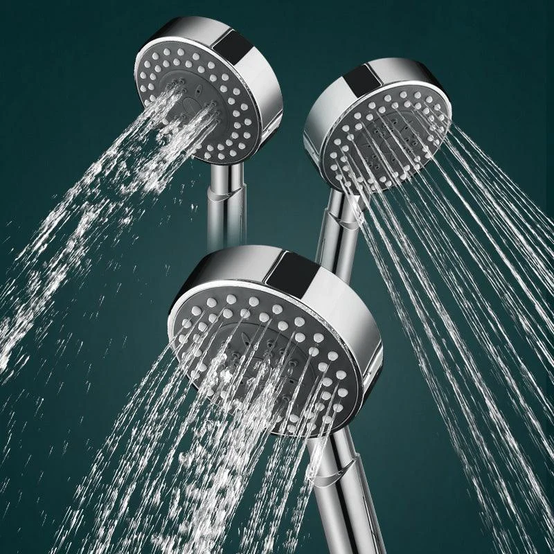 Contemporary Shower Head Combo Metal Round Handheld Shower Head -Bathlova