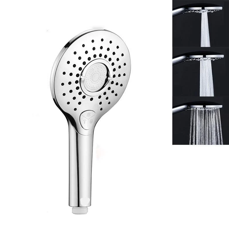 Contemporary Shower Head Combo Metal Round Handheld Shower Head -Bathlova