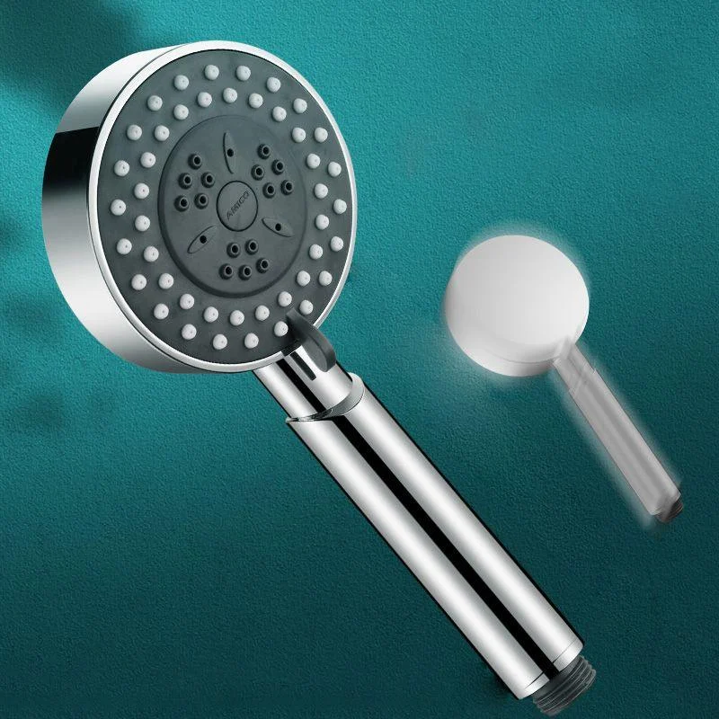 Contemporary Shower Head Combo Metal Round Handheld Shower Head -Bathlova