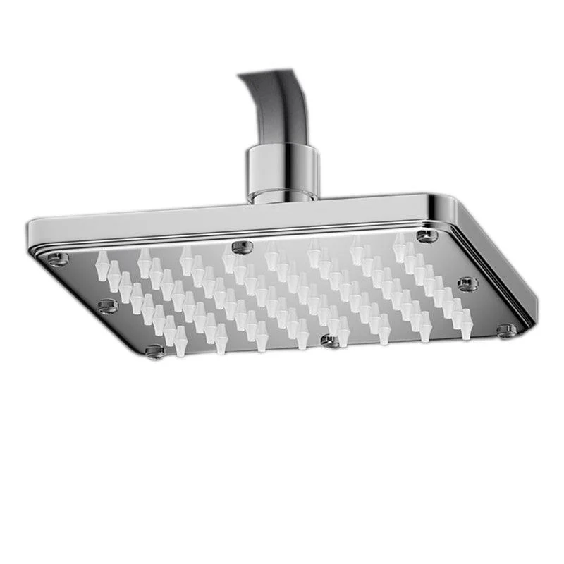 Contemporary Shower Head Combo Polished Stainless Steel Ceiling Mounted Shower Head -Bathlova