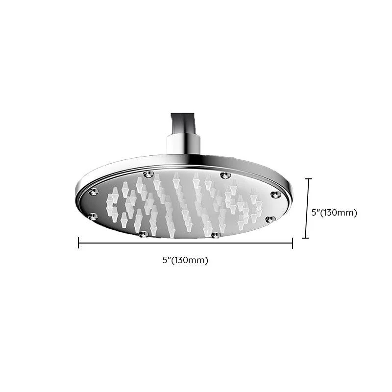 Contemporary Shower Head Combo Polished Stainless Steel Ceiling Mounted Shower Head -Bathlova