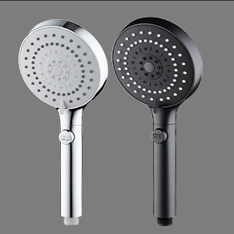 Contemporary Shower Head Combo Rain Fall Chrome Wall-Mount Shower Head -Bathlova