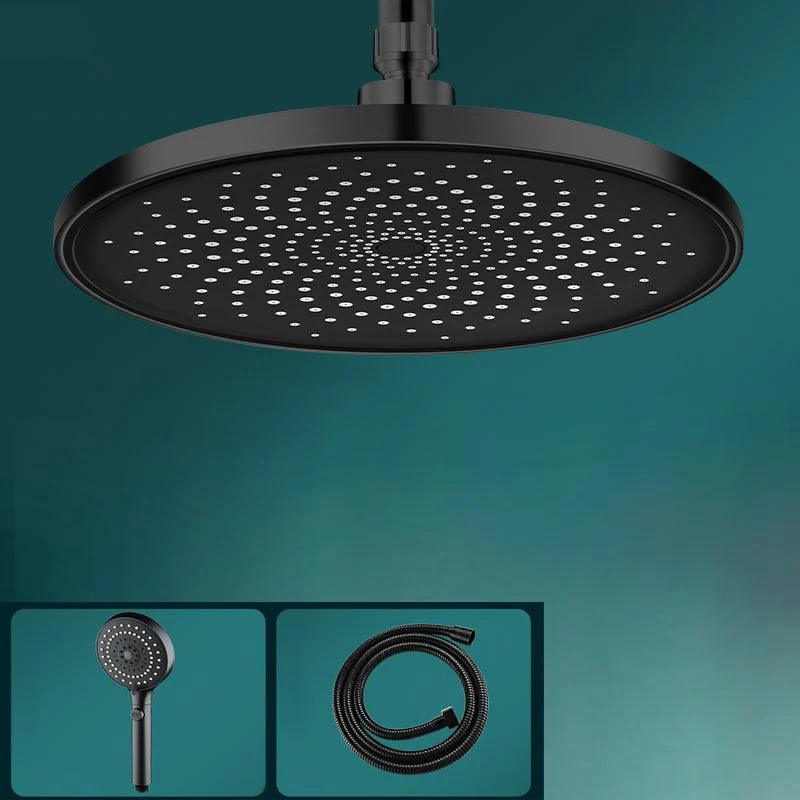 Contemporary Shower Head Combo Rain Fall Chrome Wall-Mount Shower Head -Bathlova