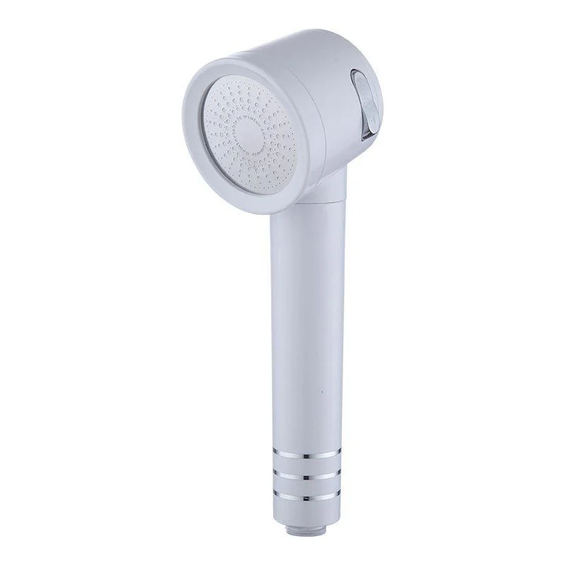 Contemporary Shower Head Combo White Adjustable Handheld Shower Head -Bathlova