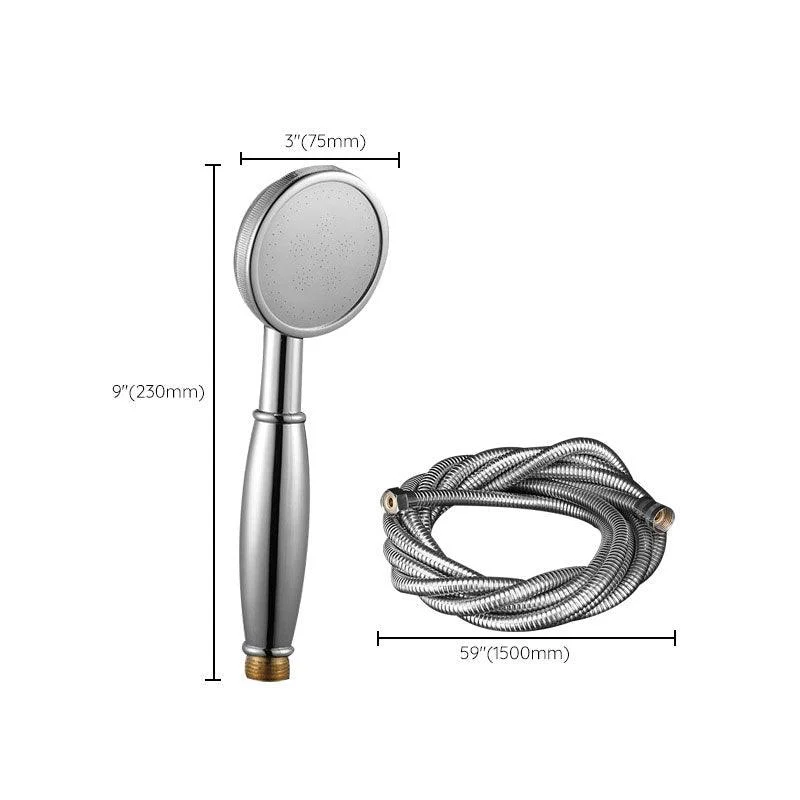 Contemporary Shower Head Metal Handheld Shower Head with Adjustable Water Flow -Bathlova