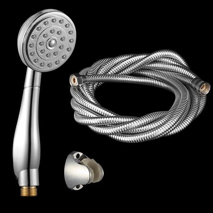 Contemporary Shower Head Metal Handheld Shower Head with Adjustable Water Flow -Bathlova