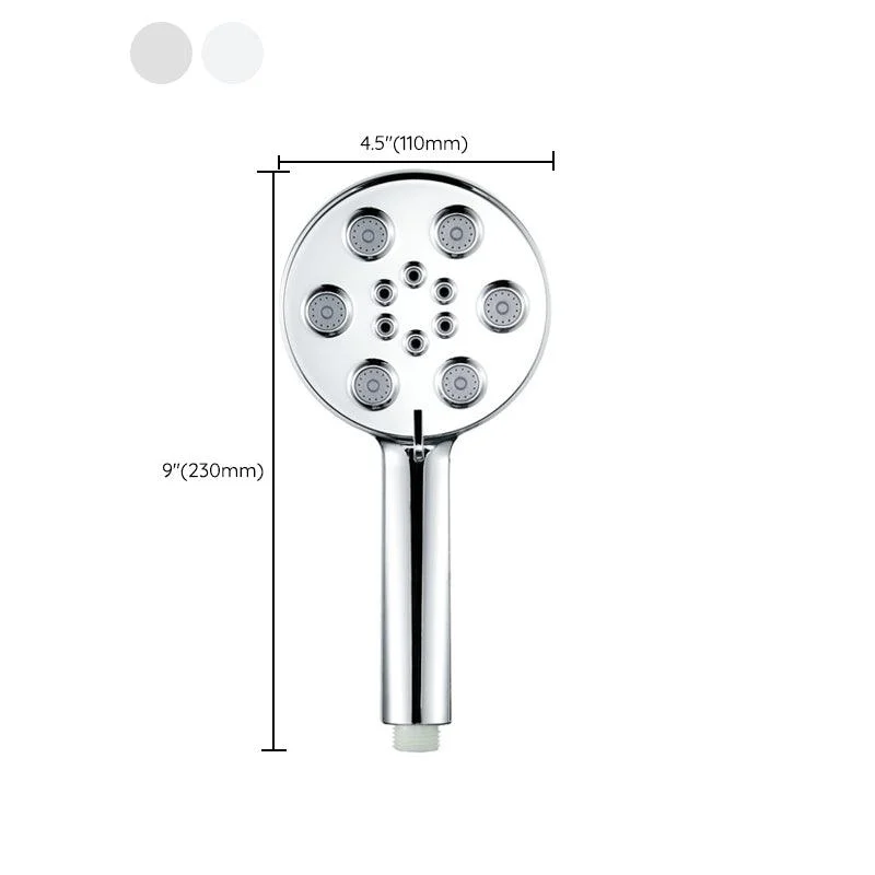 Contemporary Shower Head Plastic Shower Head with Adjustable Water Flow -Bathlova