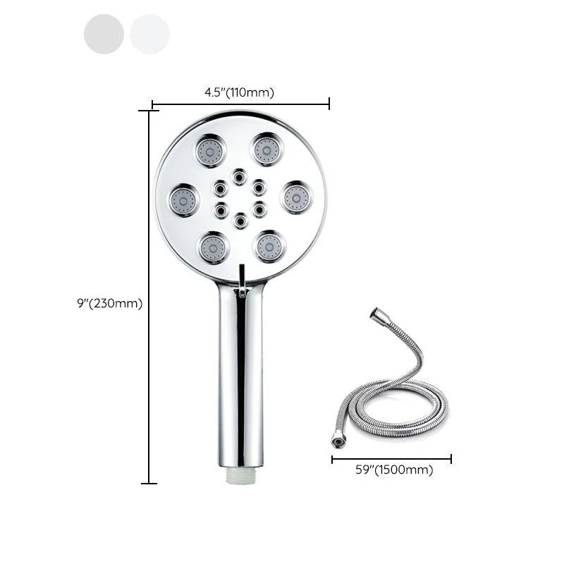 Contemporary Shower Head Plastic Shower Head with Adjustable Water Flow -Bathlova