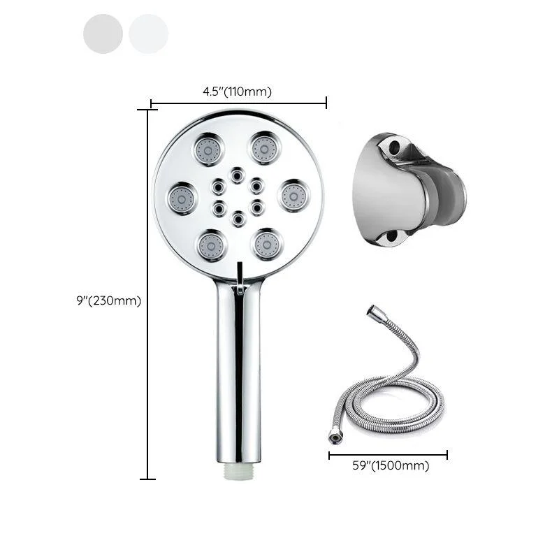 Contemporary Shower Head Plastic Shower Head with Adjustable Water Flow -Bathlova