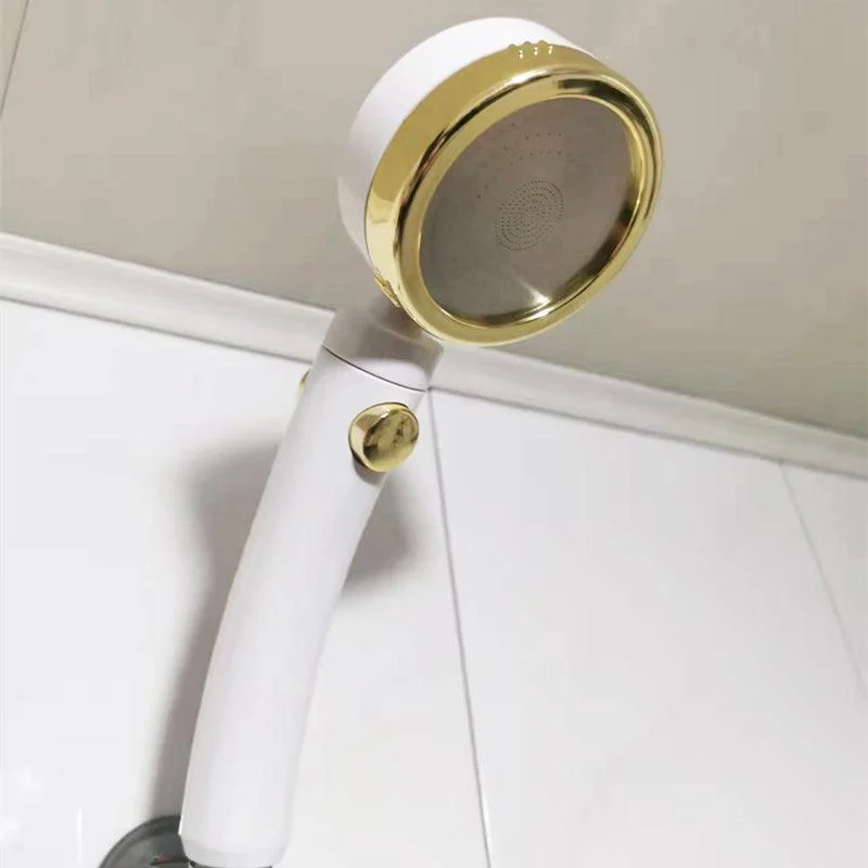 Contemporary Shower Head Square Golden Bathroom Handheld Shower Head -Bathlova