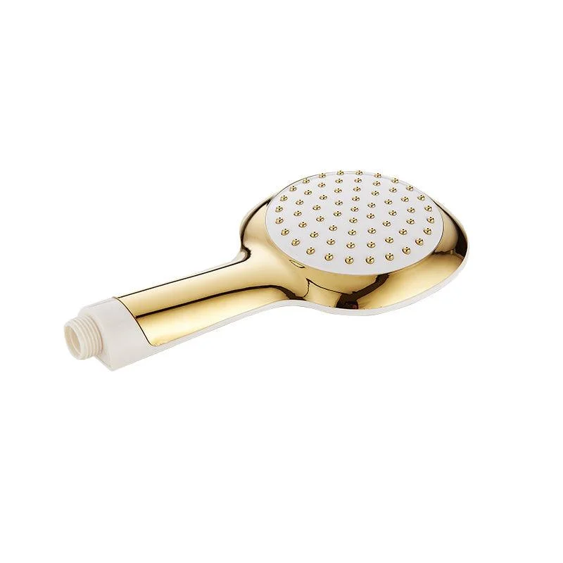 Contemporary Shower Head Square Golden Bathroom Handheld Shower Head -Bathlova