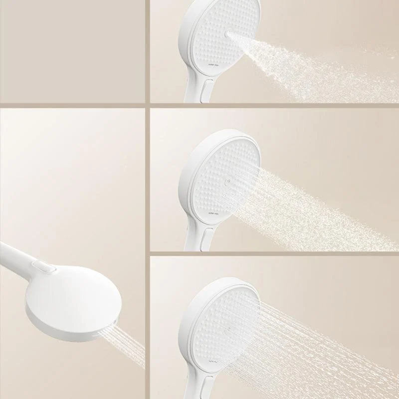 Contemporary Shower Set Adjustable Shower Head Slide Bar Wall Mounted Shower System -Bathlova