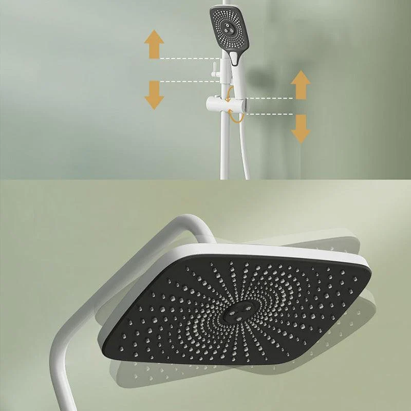 Contemporary Shower Set Handheld Shower Head Slide Bar Wall Mounted Shower System -Bathlova