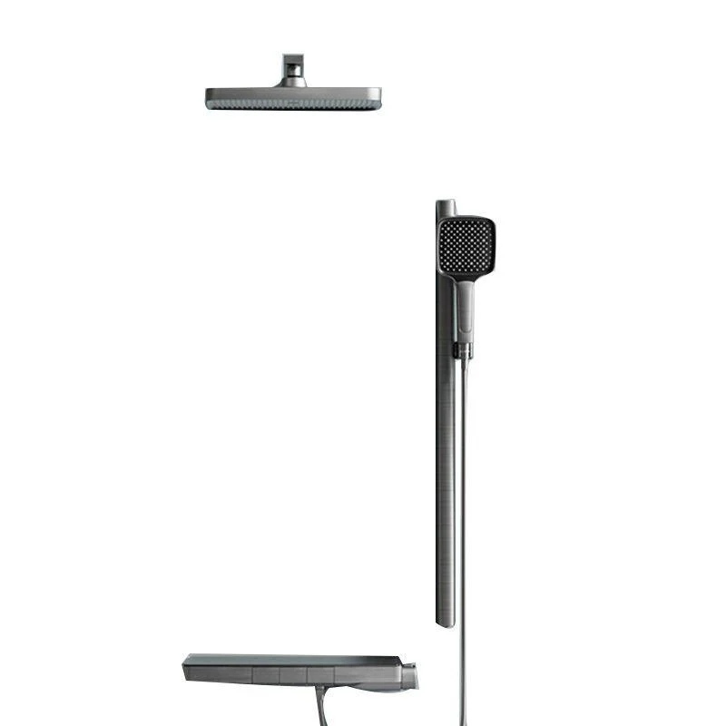 Contemporary Shower Set Handheld Shower Head Wall Mounted Shower System -Bathlova