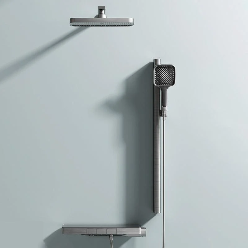 Contemporary Shower Set Handheld Shower Head Wall Mounted Shower System -Bathlova