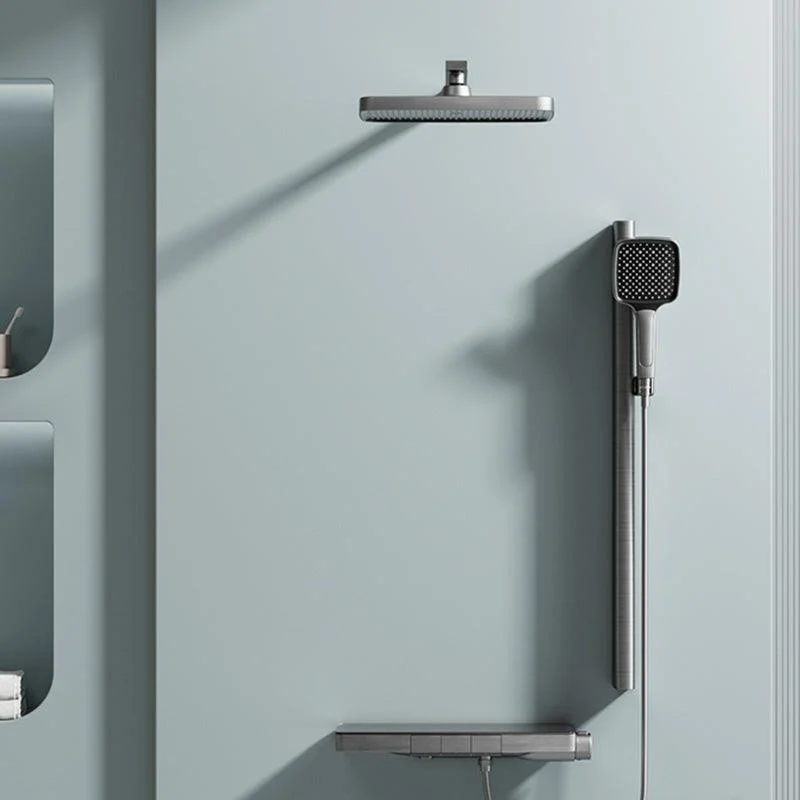 Contemporary Shower Set Handheld Shower Head Wall Mounted Shower System -Bathlova