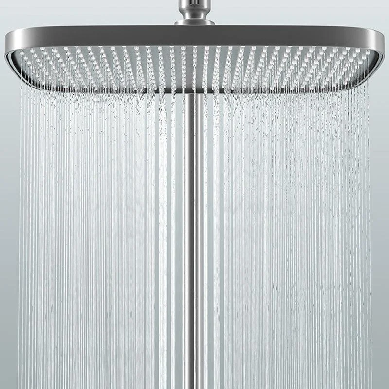 Contemporary Shower Set Slide Bar Handheld Shower Head Wall Mounted Shower System -Bathlova