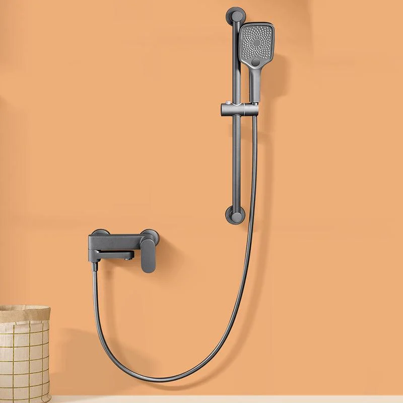 Contemporary Shower System Dual Shower Head Thermostatic Wall Mounted Shower Set -Bathlova