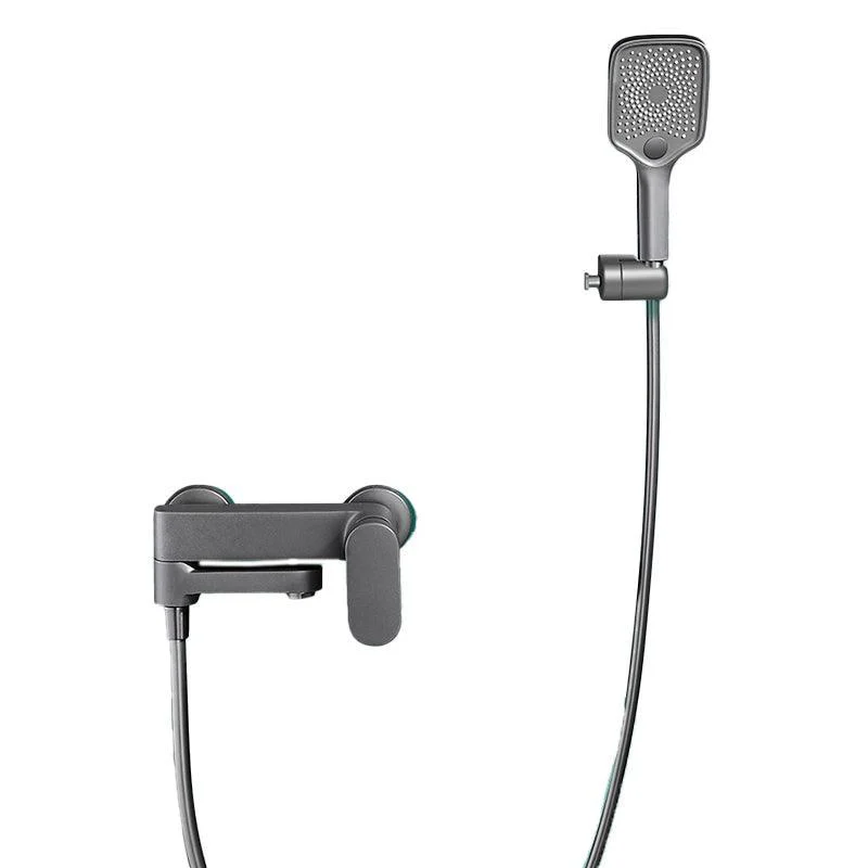 Contemporary Shower System Dual Shower Head Thermostatic Wall Mounted Shower Set -Bathlova