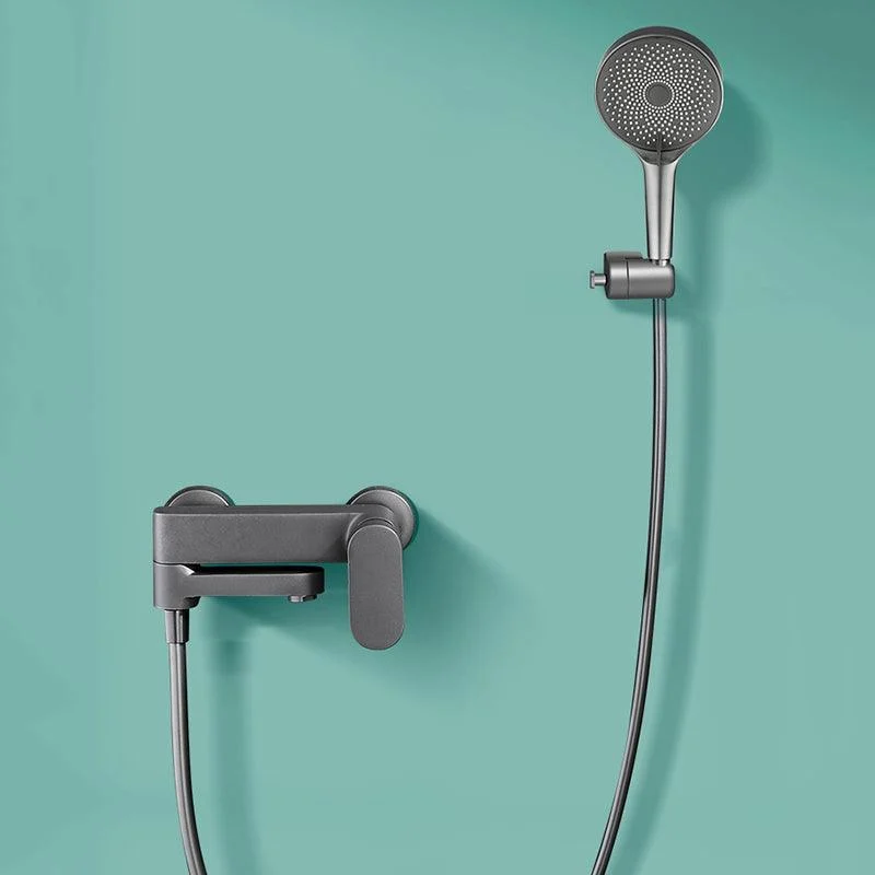 Contemporary Shower System Dual Shower Head Thermostatic Wall Mounted Shower Set -Bathlova