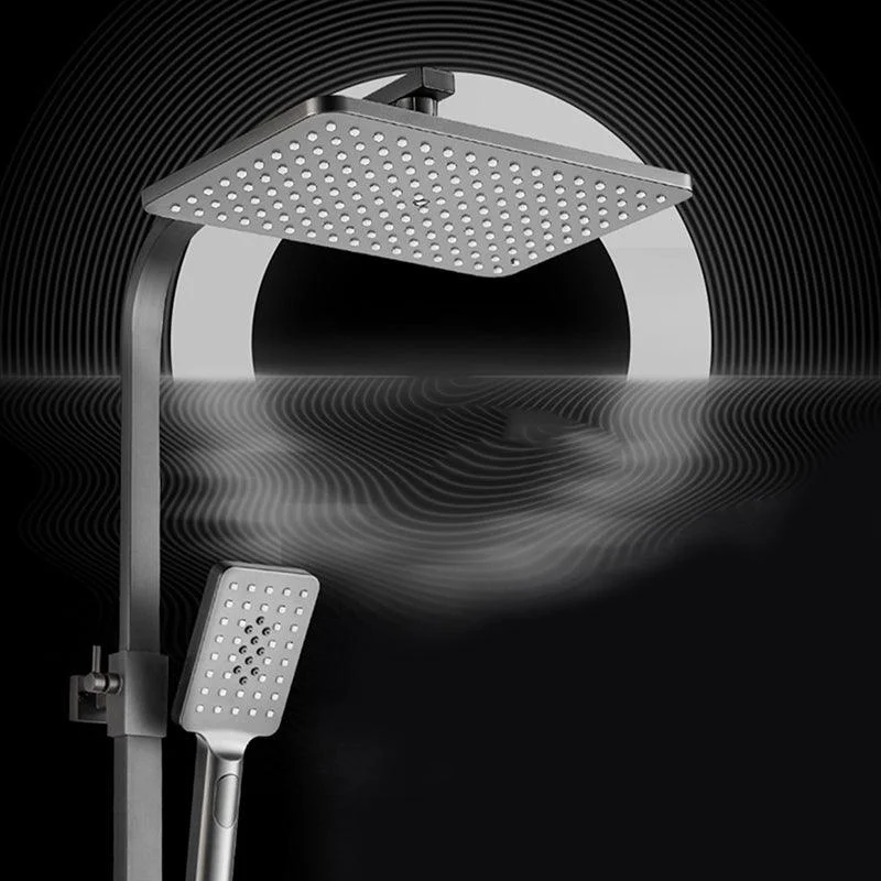 Contemporary Shower System Handheld Shower Head Slide Bar Wall Mounted Shower Set -Bathlova