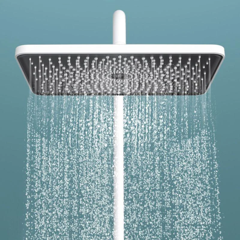 Contemporary Shower System Slide Bar Adjustable Shower Head Wall Mounted Shower Set -Bathlova