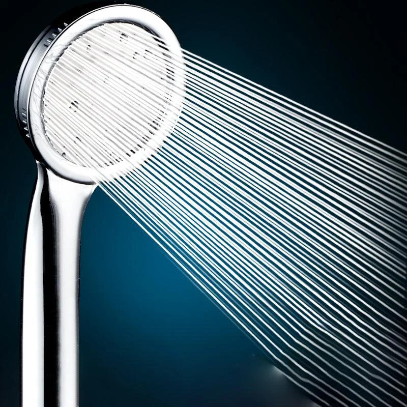 Contemporary Silver Round Shower Head Water Efficient Standard Spray Head -Bathlova