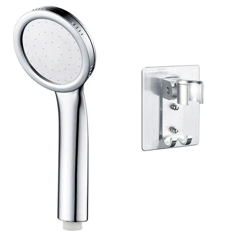 Contemporary Silver Round Shower Head Water Efficient Standard Spray Head -Bathlova