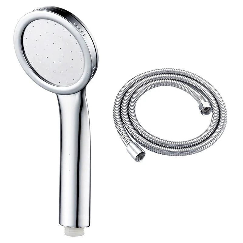 Contemporary Silver Round Shower Head Water Efficient Standard Spray Head -Bathlova