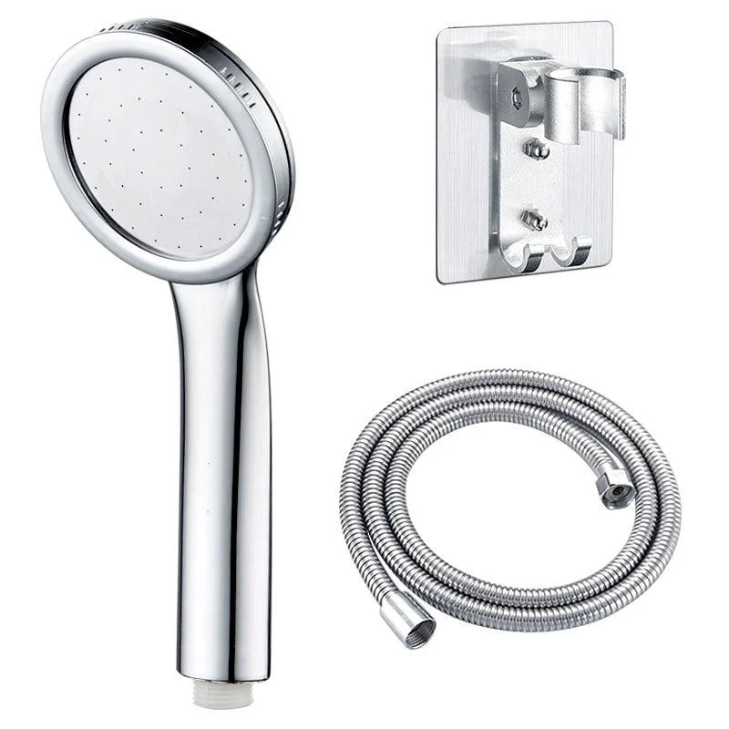 Contemporary Silver Round Shower Head Water Efficient Standard Spray Head -Bathlova