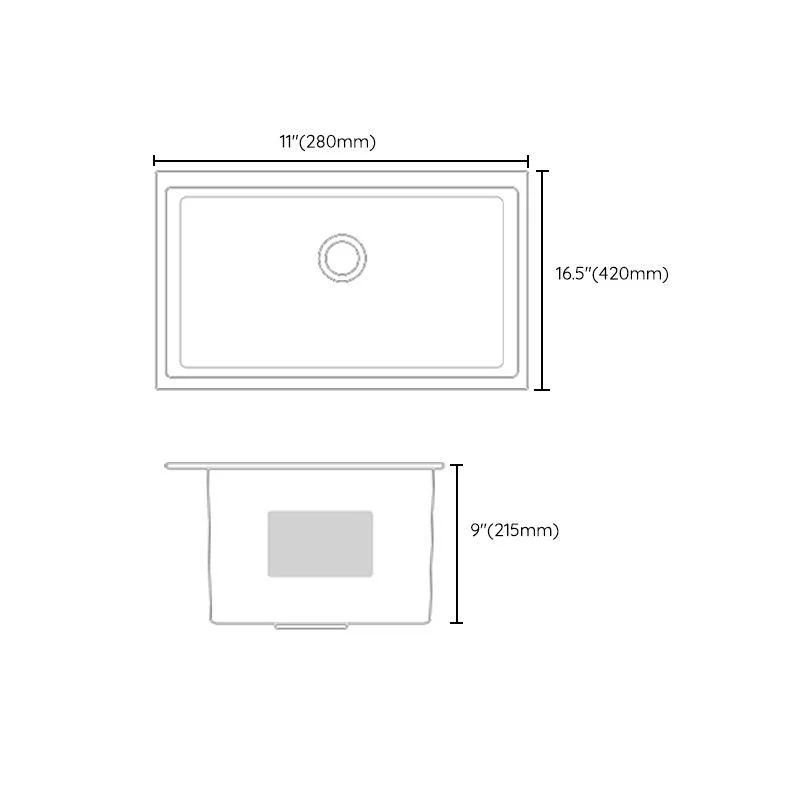 Contemporary Sink Set Stainless Steel Friction Resistant Sink Set for Kitchen -Bathlova