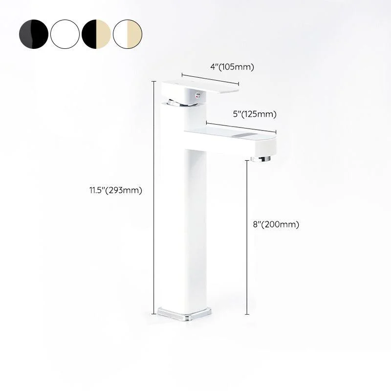 Contemporary Sink Tap Digital Display Screen Solid Color Low Arc Sink Bathroom Tap -Bathlova