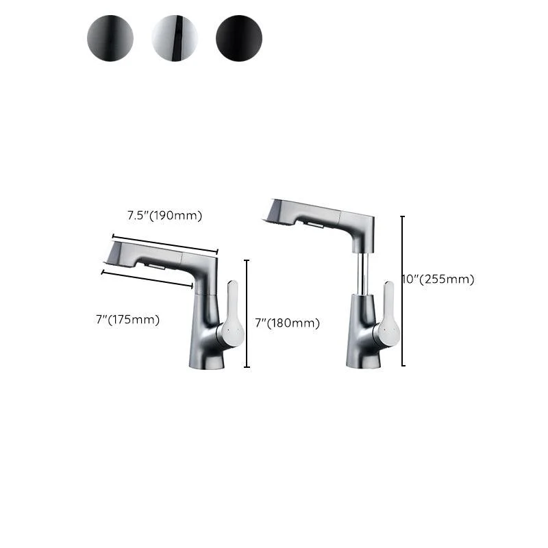 Contemporary Sink Tap Plian Low Arc Brass Centerset Lavatory Tap -Bathlova