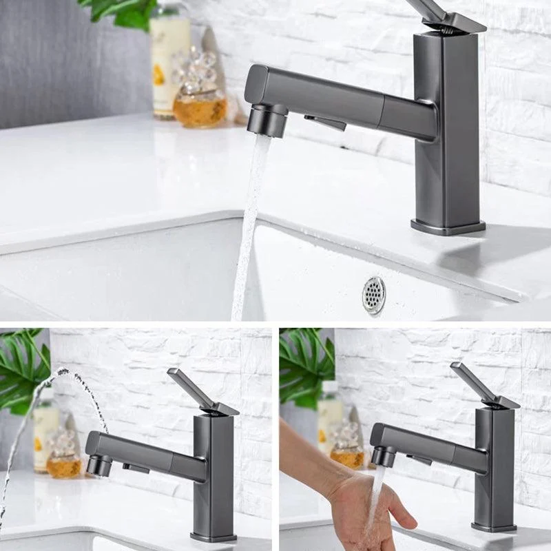 Contemporary Sink Tap Plian Low Arc Vessel Sink Bathroom Tap -Bathlova