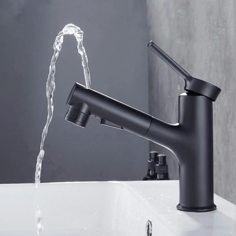 Contemporary Sink Tap Pull-out Vessel Sink Tap with Lever Handle -Bathlova