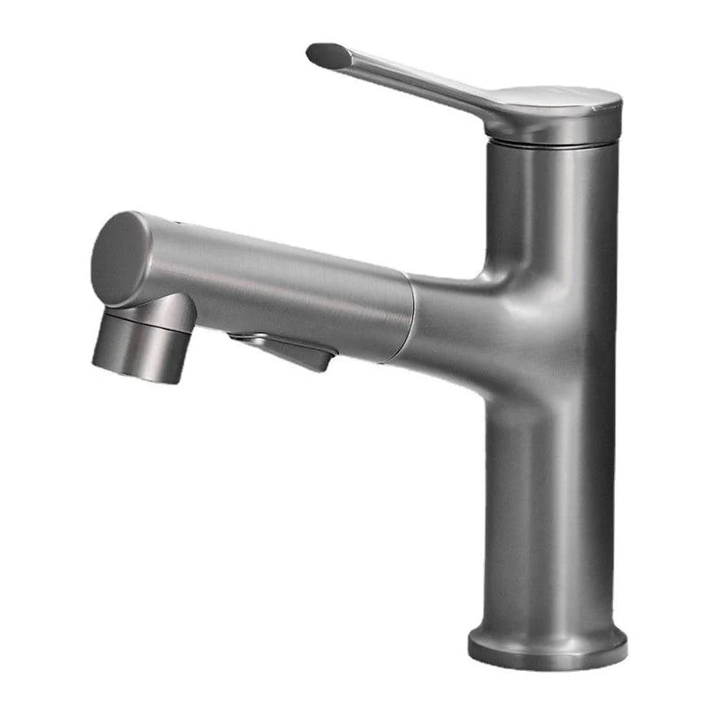 Contemporary Sink Tap Pull-out Vessel Sink Tap with Lever Handle -Bathlova